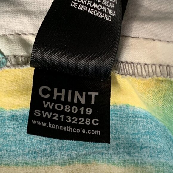 Kenneth Cole Colorful Abstract Print Mixed Media T-Shirt Dress Sz XS #303J - Picture 8 of 8